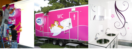 Fotos neuer Zewa Soft Toilettenwagen von hauptdienste