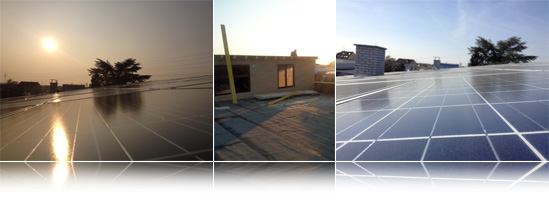 hauptdienste nimmt Photovoltaikanlage in Betrieb
